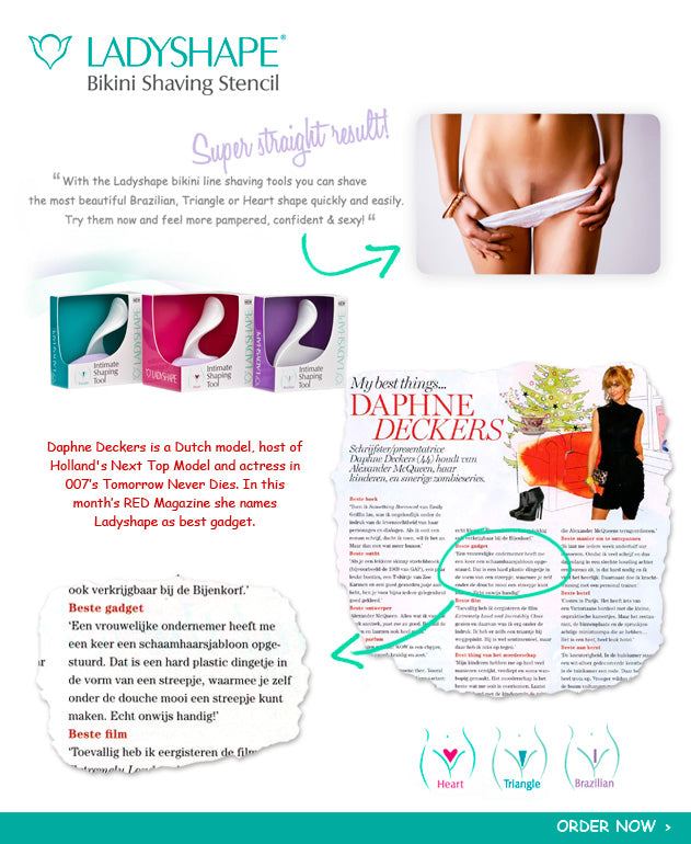 Hartvormig sjabloon voor schaamhaar van De Paarse Keizerin op witte achtergrond