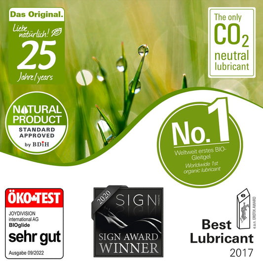 BIOglide meermaals bekroond met ÖKO-TEST sehr gut en Best Lubricant Award