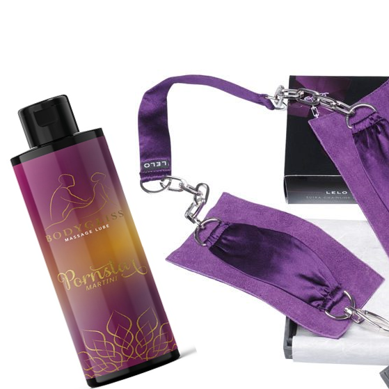 Set Massage Olie Pornstar Martini en Sutra Chain Lelo
