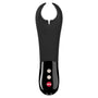 Fun Factory Manta vibrating stroker in zwart met bedieningsknoppen