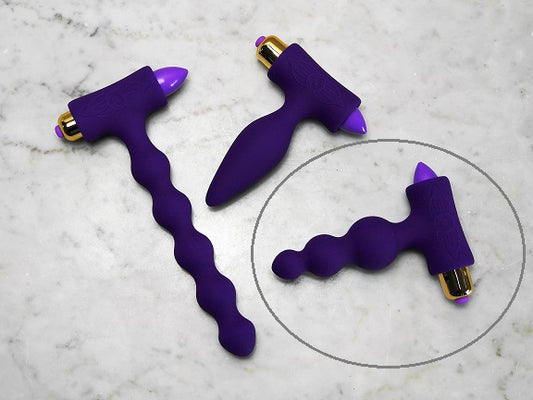 Verpakking Petite Sensations Bubble met zwart product en bijbehorende accessoires