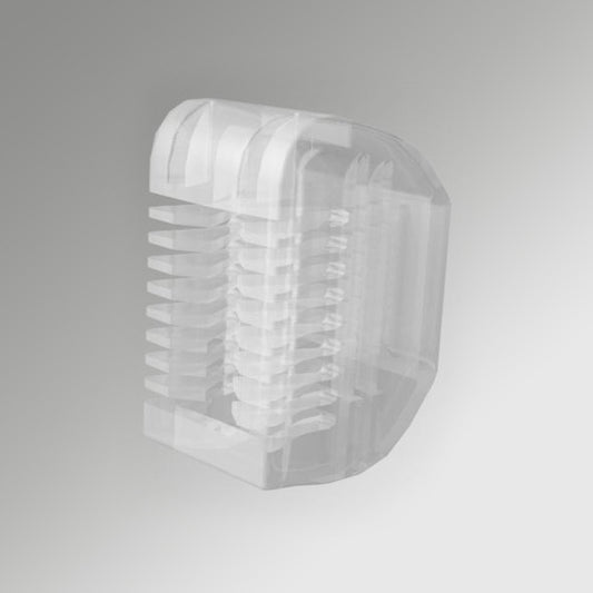 Transparant opzetkammetje met verstelbare lengtes voor damesscheerapparaat