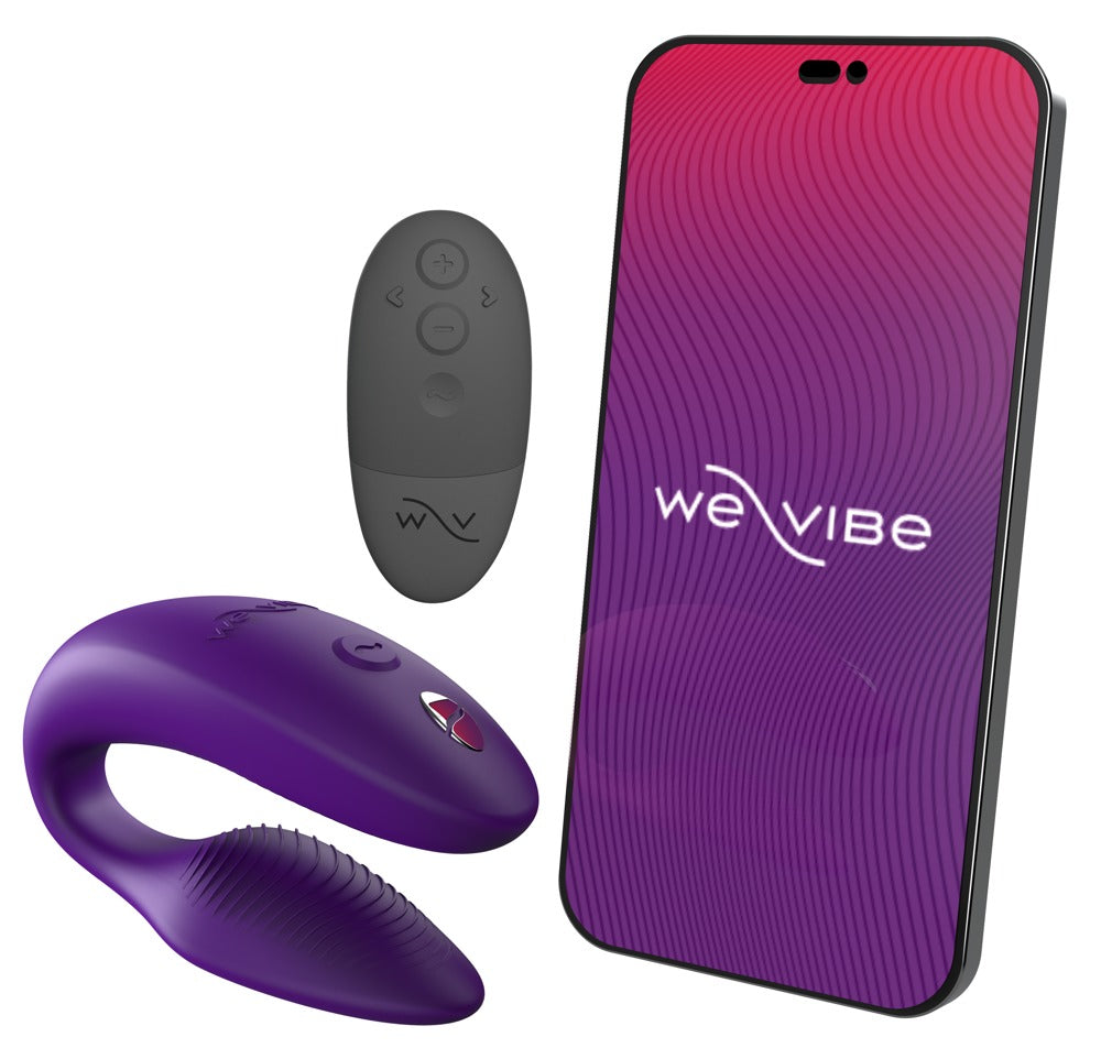 We-Vibe Sync 2 roze intimate koppeltoy zijaanzicht met ergonomische vorm